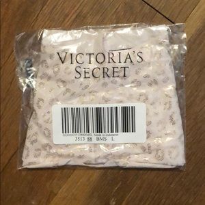 NWT Victoria’s Secret Pink & rose gold panty L